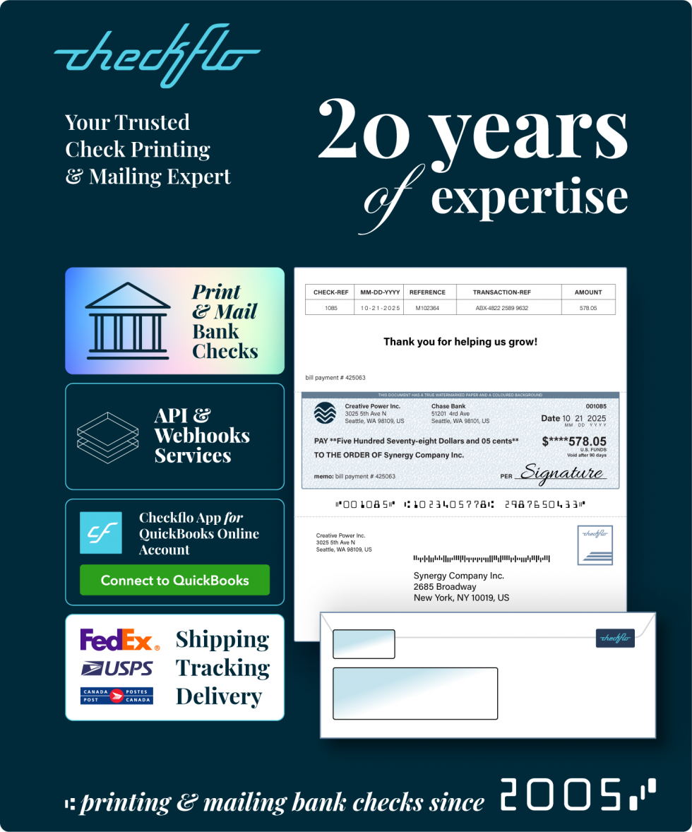 About us | Outsourcing Check Printing and Mailing | Checkflo